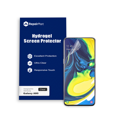 Samsung Galaxy A80 Compatible Premium Hydrogel Screen Protector With Full Coverage Ultra HD